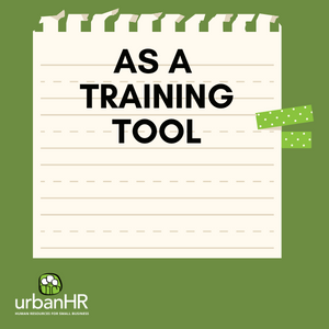 As a Training Tool