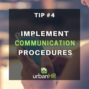 Implement Communication Procedures
